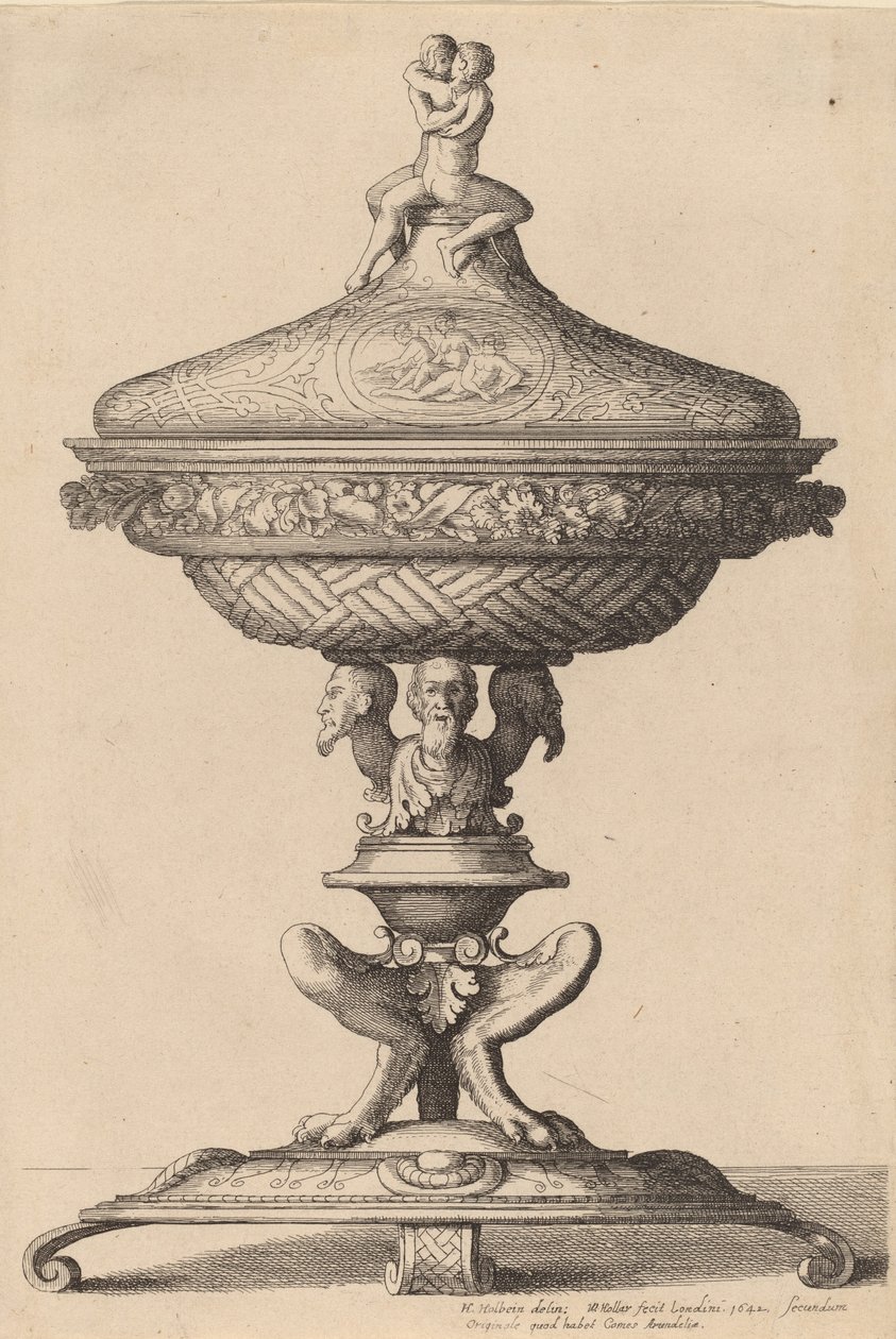 Díszes serleg, 1642. alkotó: Wenceslaus Hollar
