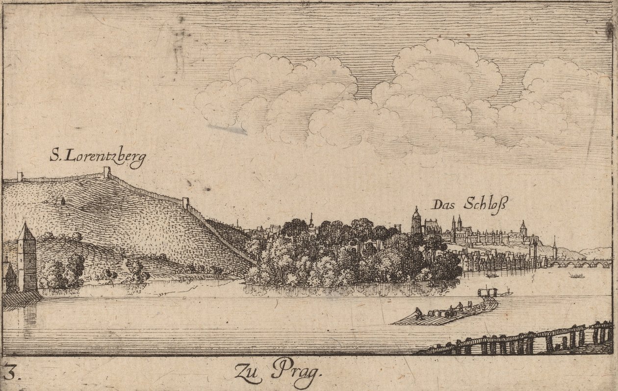 Prága, 1635. alkotó: Wenceslaus Hollar
