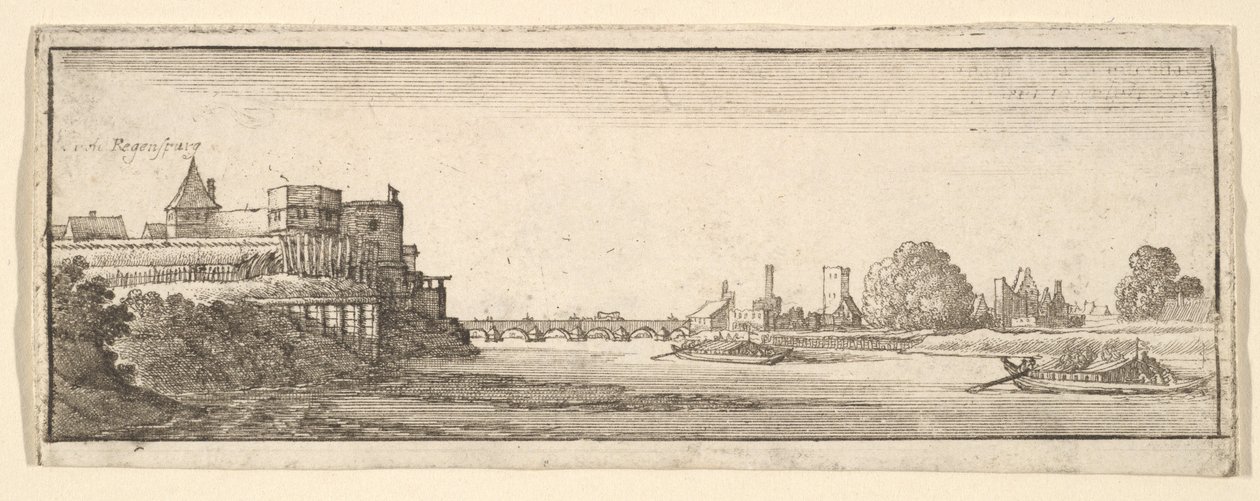 Regensburg, 1652-77. alkotó: Wenceslaus Hollar