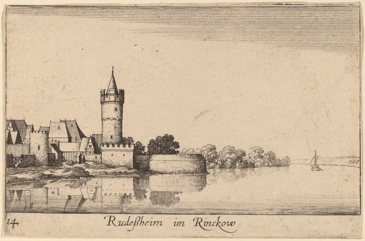 Rudesheim alkotó: Wenceslaus Hollar