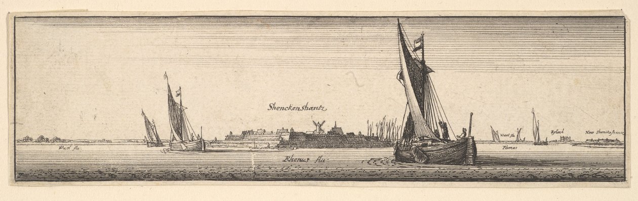 Schenkenschanz, 1642-1644. alkotó: Wenceslaus Hollar