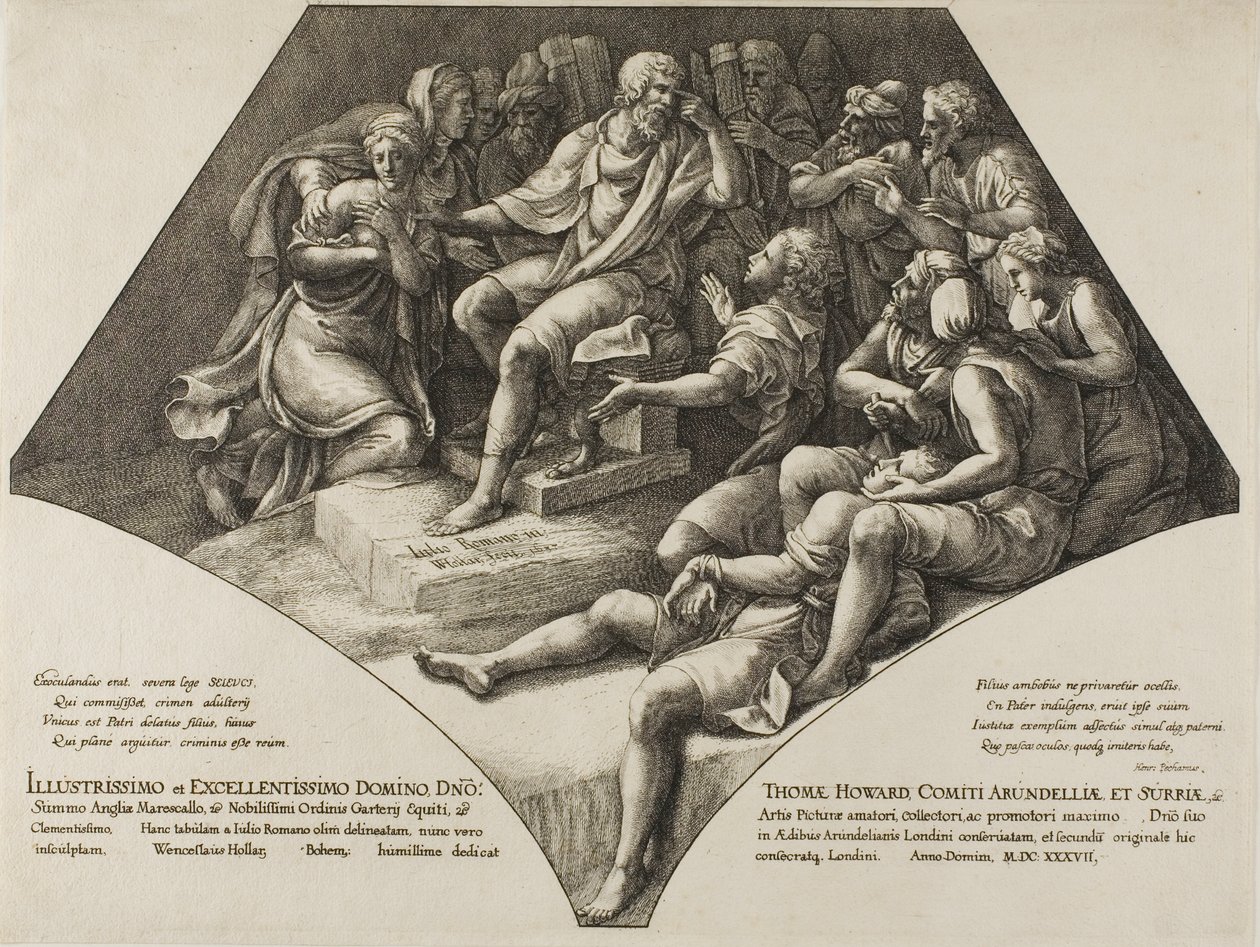 Szeleukosz és fia alkotó: Wenceslaus Hollar