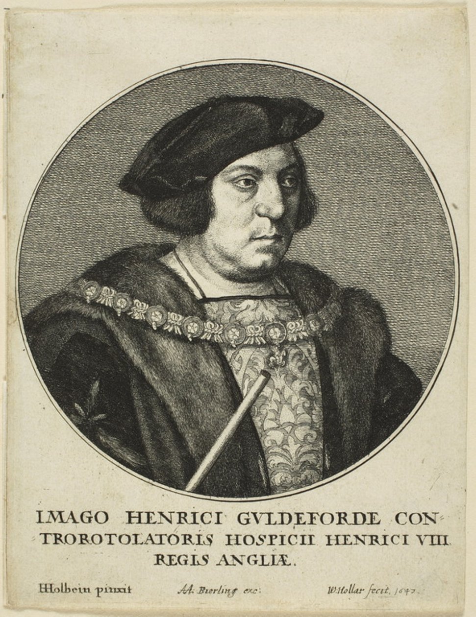 Sir Henry Guildford alkotó: Wenceslaus Hollar
