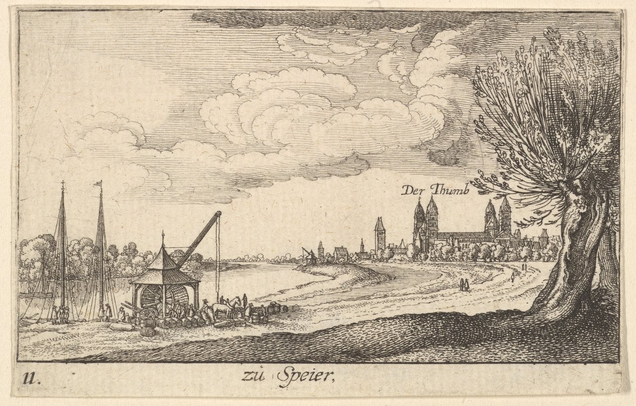 Speyer, 1635. alkotó: Wenceslaus Hollar