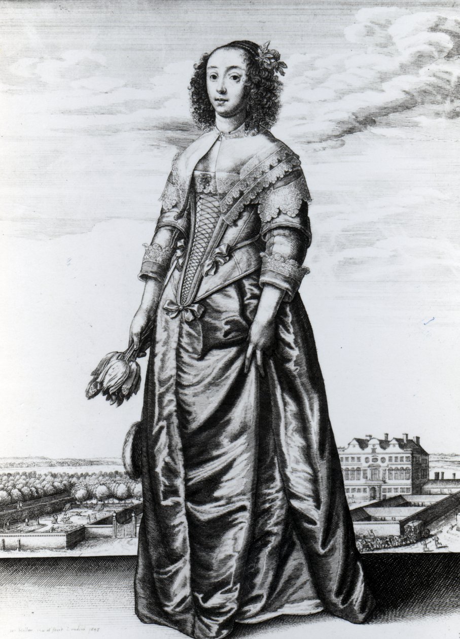 Tavasz, 1643 (rézkarc) alkotó: Wenceslaus Hollar