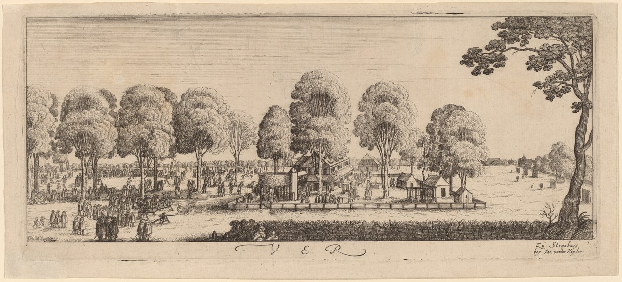 Tavasz: A lőtér alkotó: Wenceslaus Hollar
