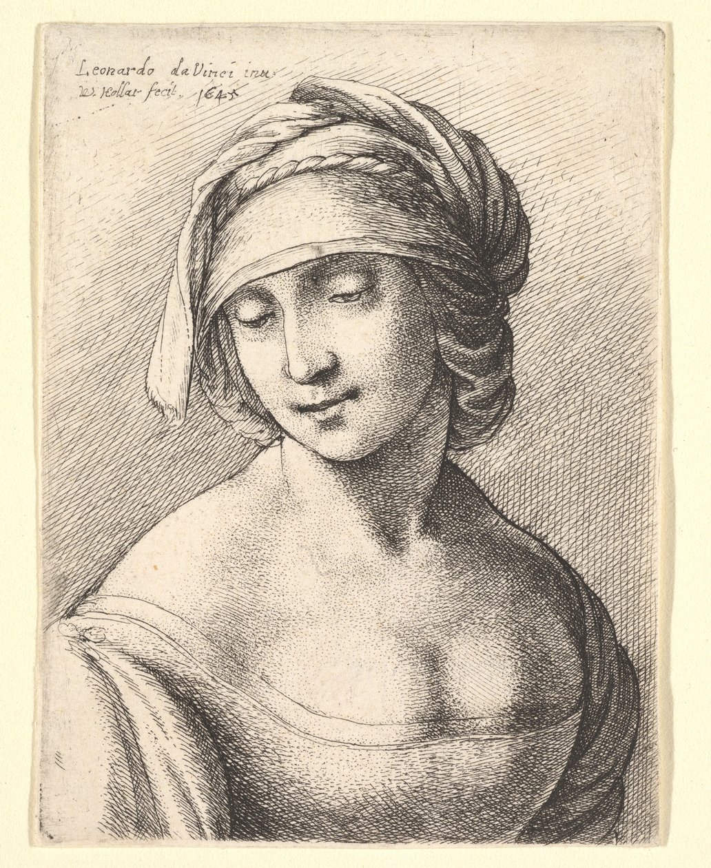 Szent Anna, 1645. alkotó: Wenceslaus Hollar