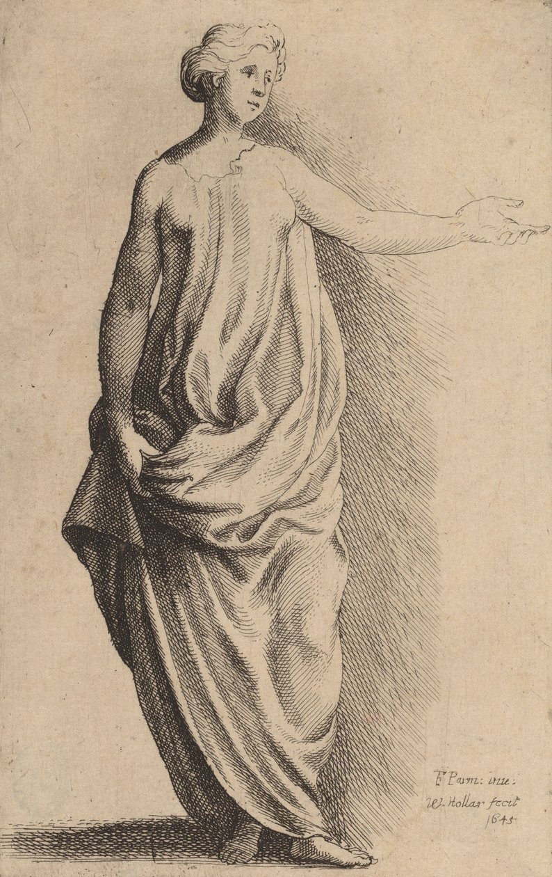 Álló ábra. alkotó: Wenceslaus Hollar