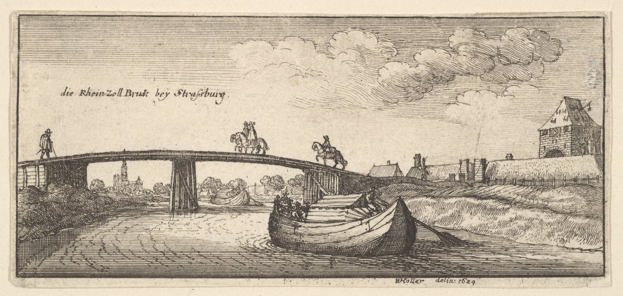 Strasbourg, 1629. alkotó: Wenceslaus Hollar