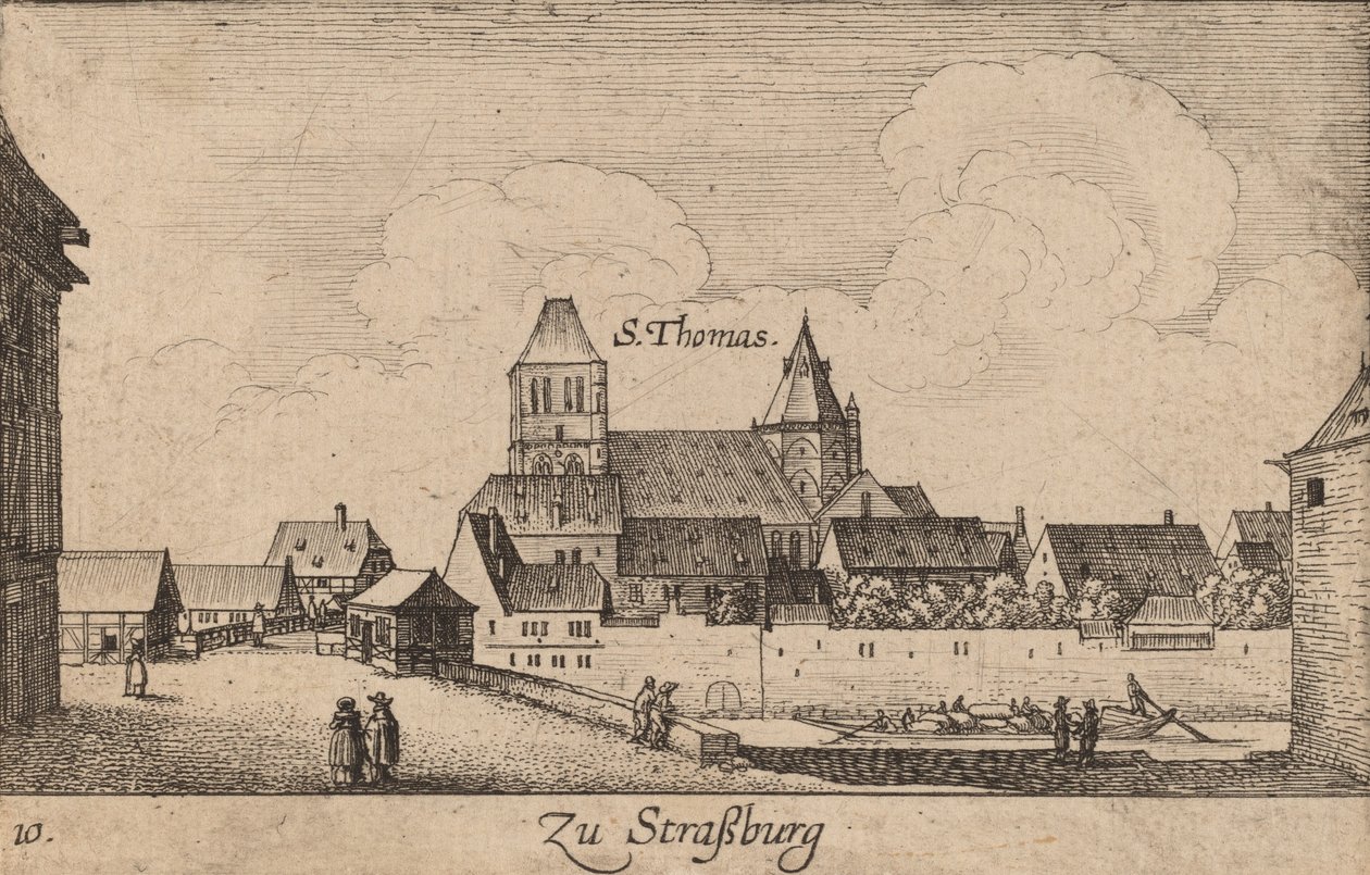 Strasbourg, 1635. alkotó: Wenceslaus Hollar