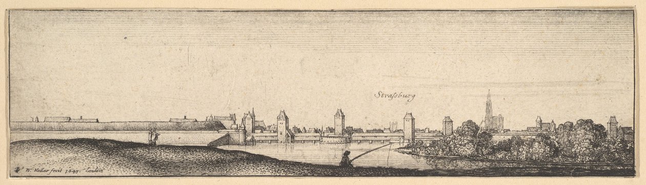 Strasbourg, 1642-44. alkotó: Wenceslaus Hollar