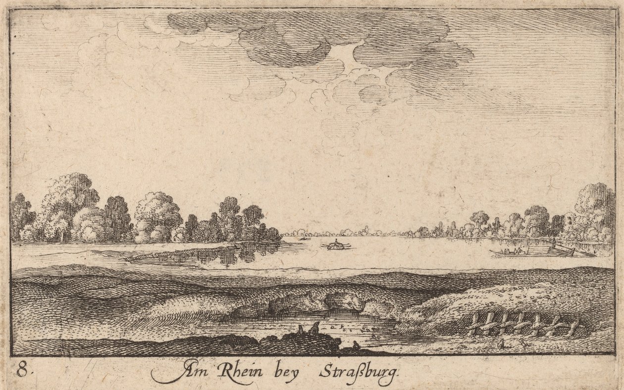 Strasbourg: The Toll House, 1635. alkotó: Wenceslaus Hollar