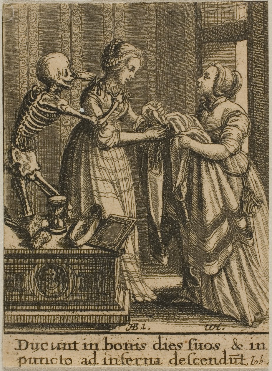 A menyasszony és a halál alkotó: Wenceslaus Hollar