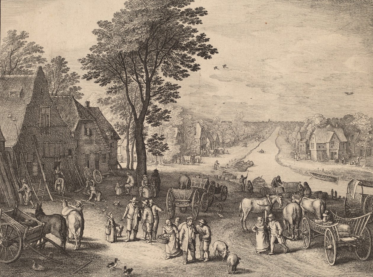 A csatorna, 1650. alkotó: Wenceslaus Hollar