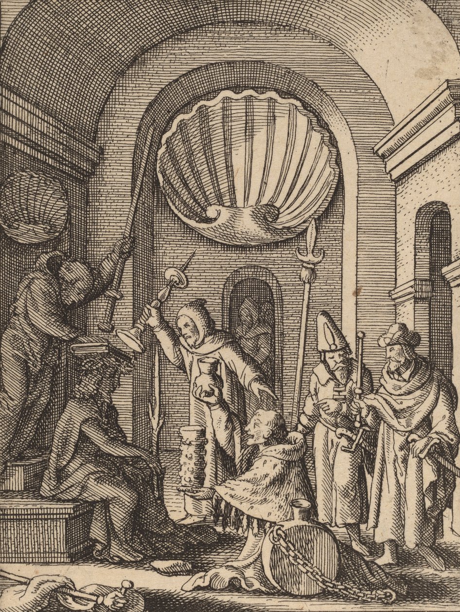 A Gúnyolódás. alkotó: Wenceslaus Hollar
