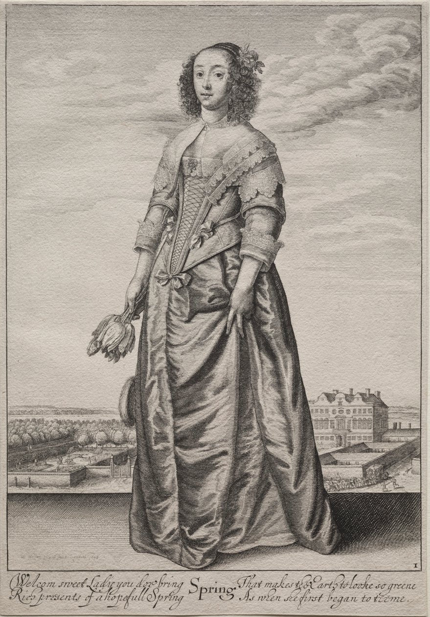 Az évszakok: tavasz, 1643-1644. alkotó: Wenceslaus Hollar