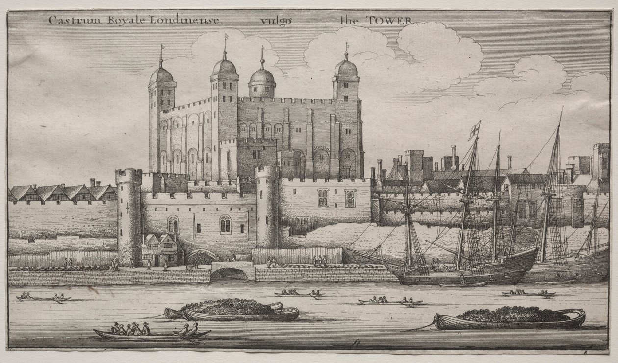 A Tower, London. alkotó: Wenceslaus Hollar