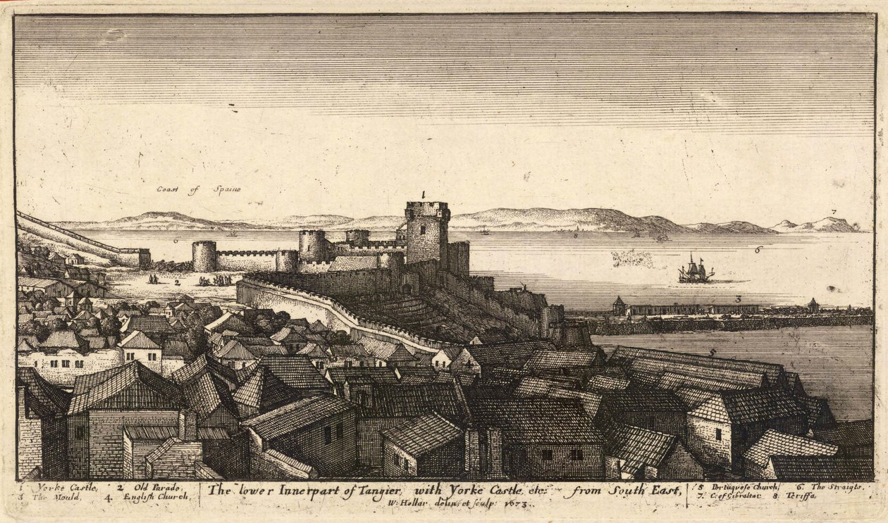 Tanger alsó belső része alkotó: Wenceslaus Hollar