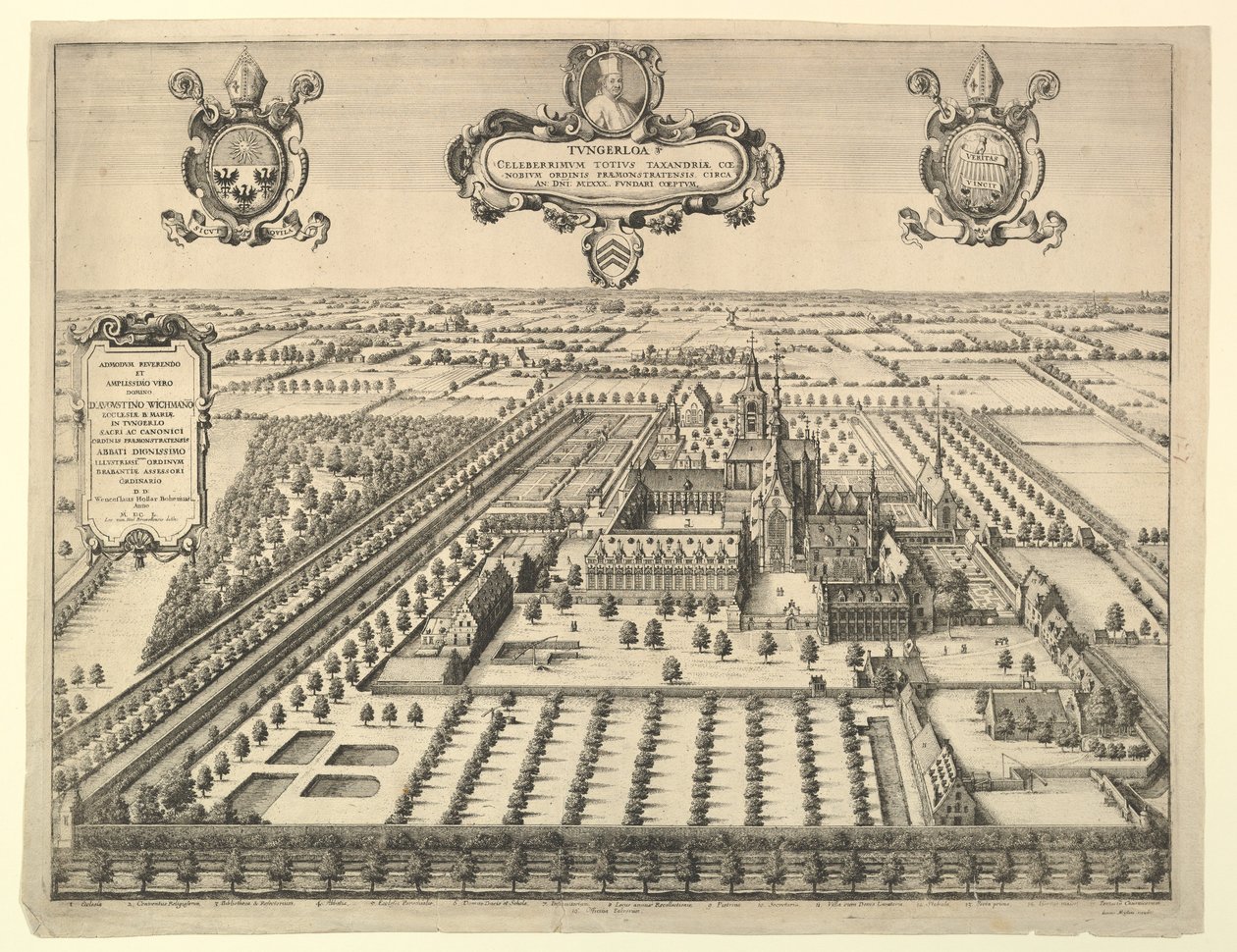 Tongerloo, 1659. alkotó: Wenceslaus Hollar