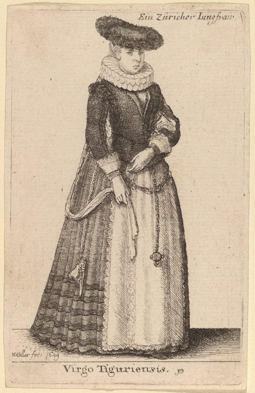Tiguriensis Szűzanya alkotó: Wenceslaus Hollar