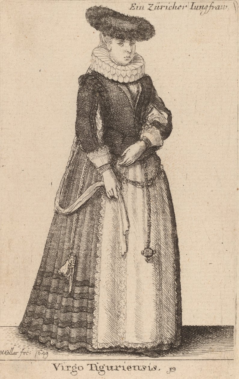 Tiguriai Szűz, 1649 alkotó: Wenceslaus Hollar
