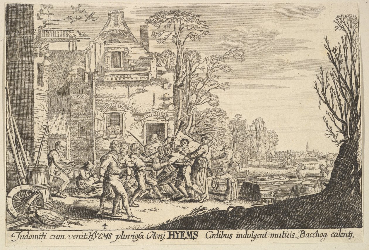 Tél, 1629. alkotó: Wenceslaus Hollar