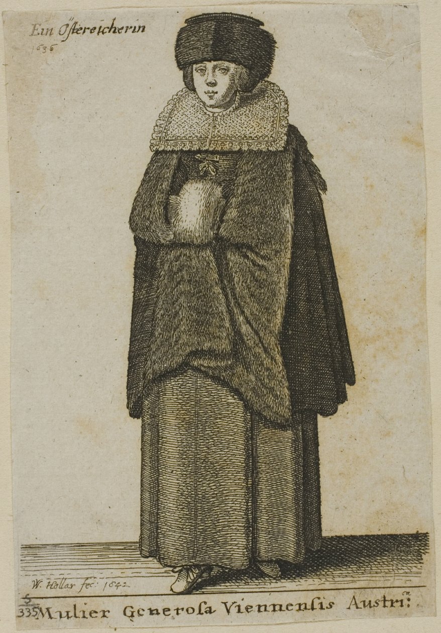 Bécsi nő alkotó: Wenceslaus Hollar