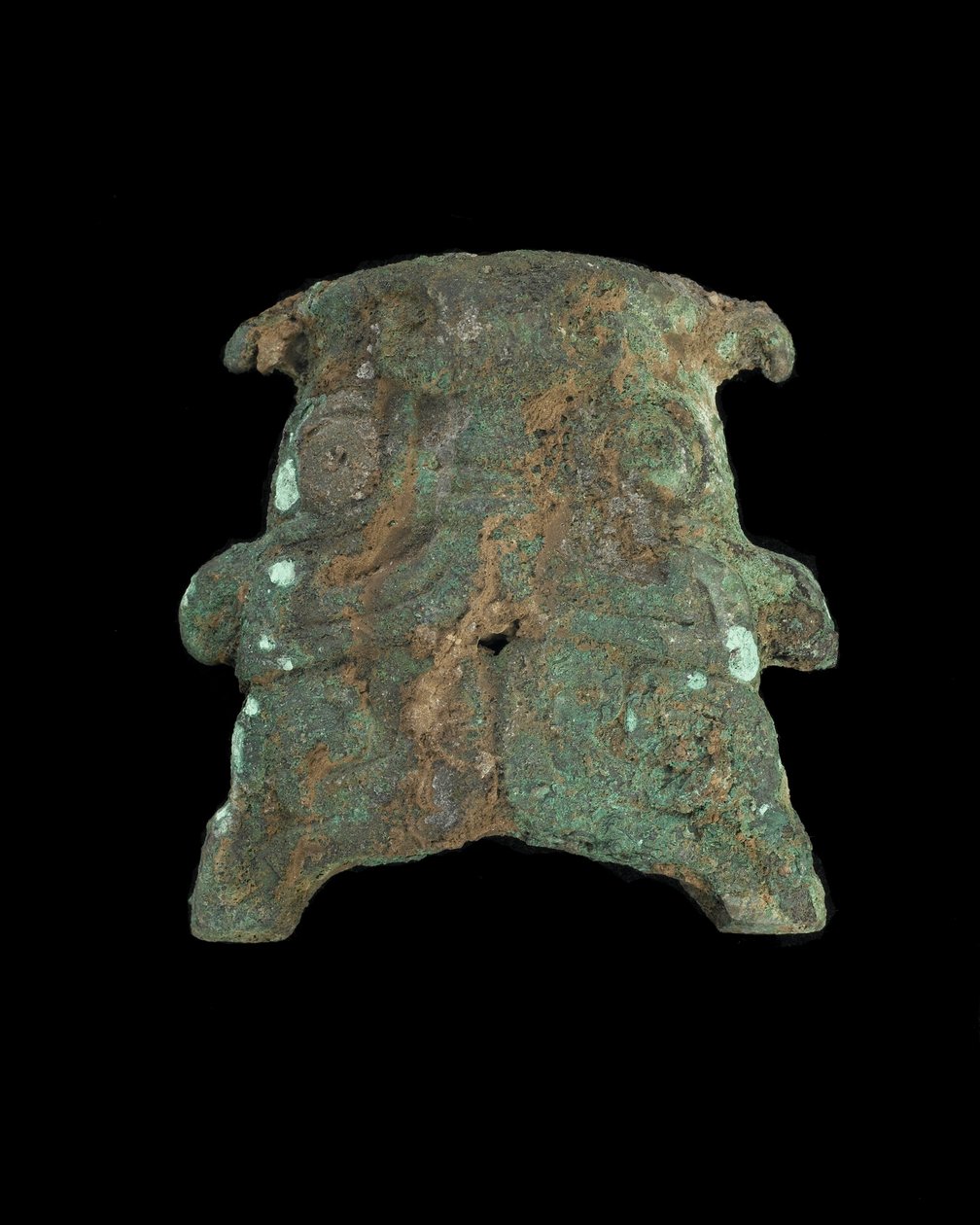 Dísz: groteszk állatmaszk alkotó: Western Zhou Dynasty Chinese School