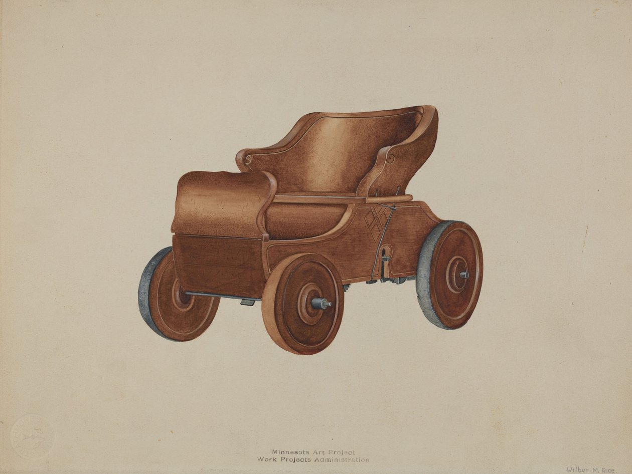 Toy Automobile, c. 1938. alkotó: Wilbur M Rice