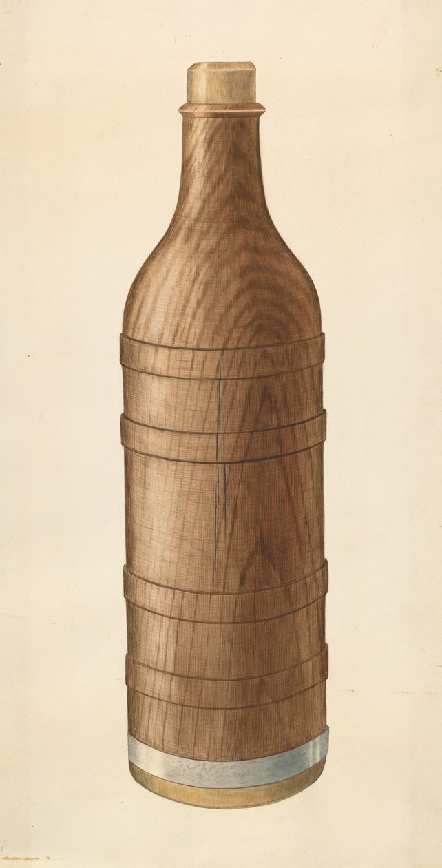 Fa borosüveg, c. 1938. alkotó: Wilbur M Rice