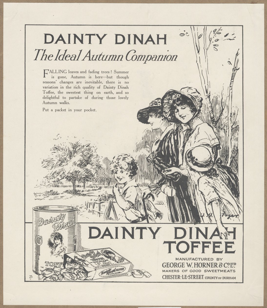 Finom Dinah Toffee, 1920 körül alkotó: Wilfred Fryer