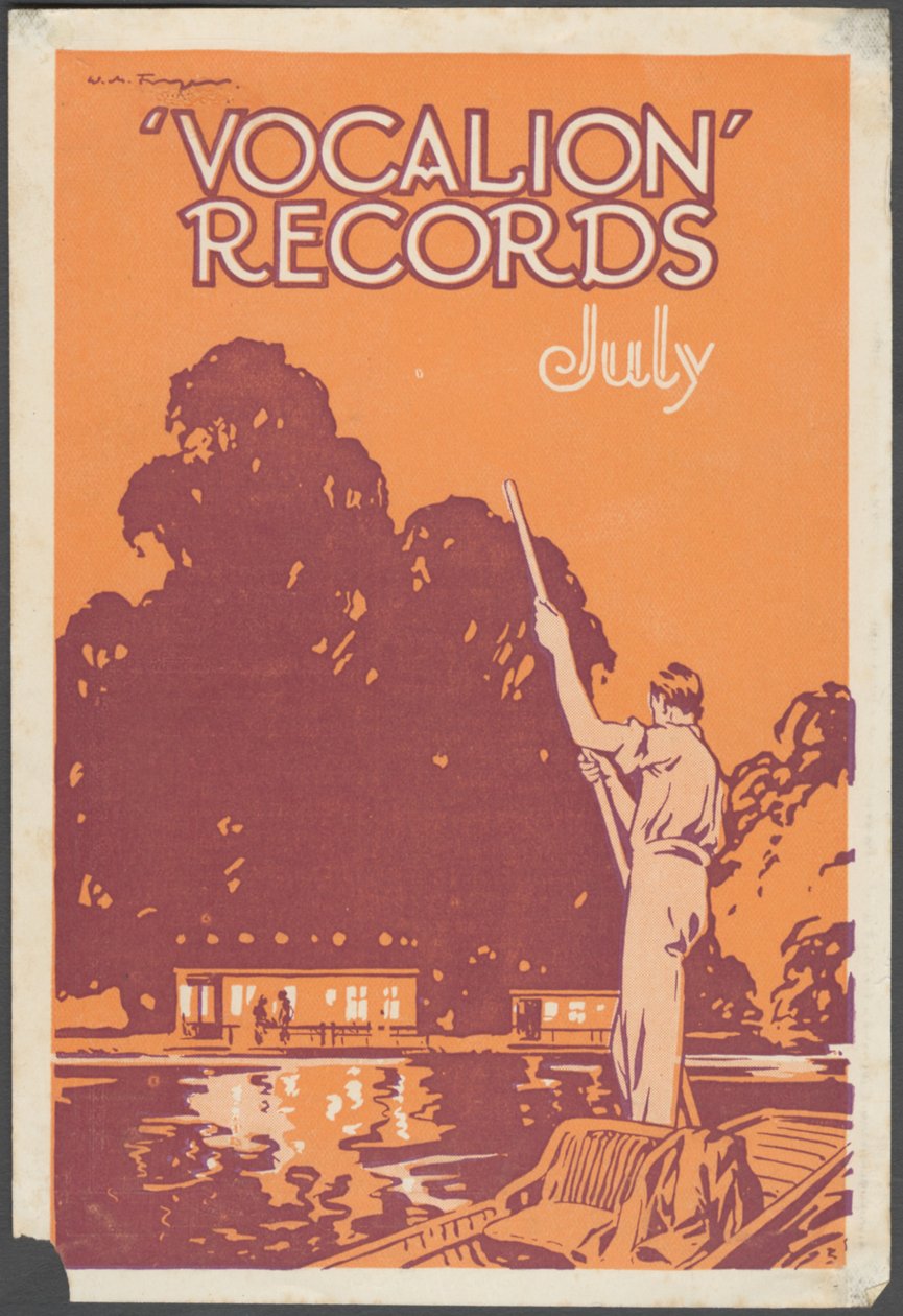 Vocalion Records Bulletin, 1920-as évek alkotó: Wilfred Fryer