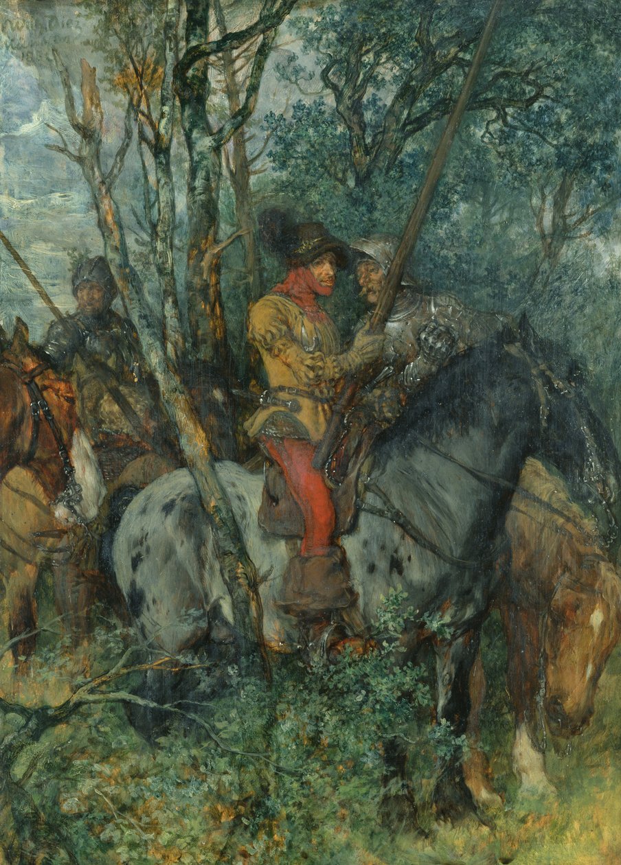 Lesben, 1882 alkotó: Wilhelm Von Diez