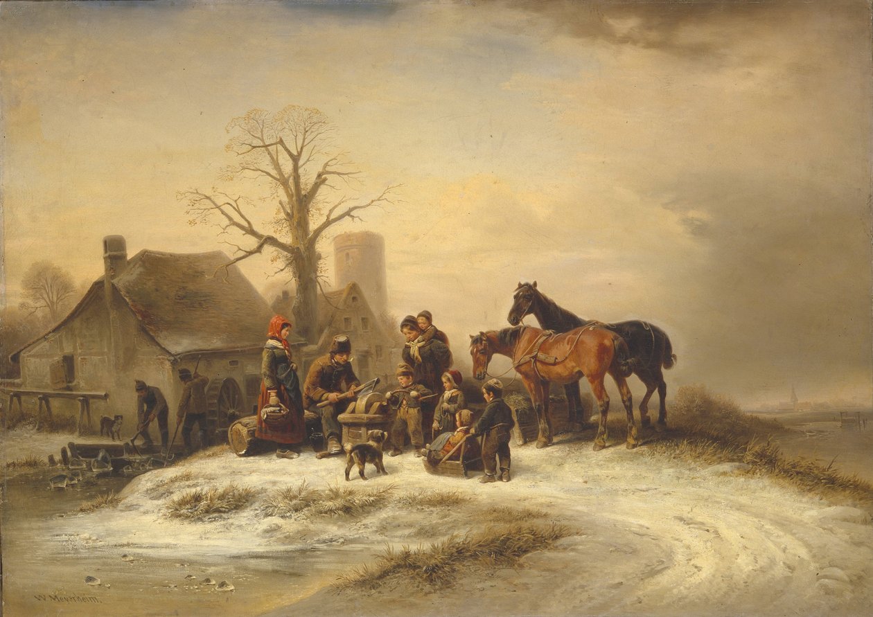 A Késdaráló, 1862 előtt. alkotó: Wilhelm Alexander Meyerheim