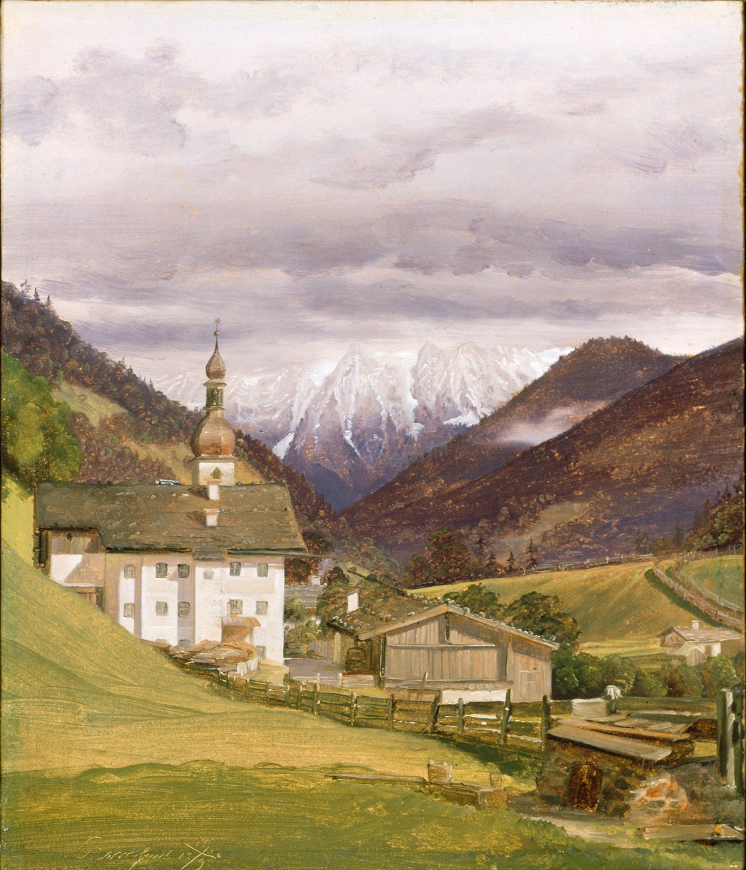 Ramsau temploma, 1832 alkotó: Wilhelm Bendz