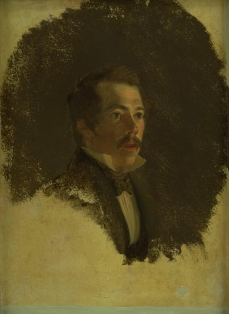 Ismeretlen fiatal úriember alkotó: Wilhelm Bendz