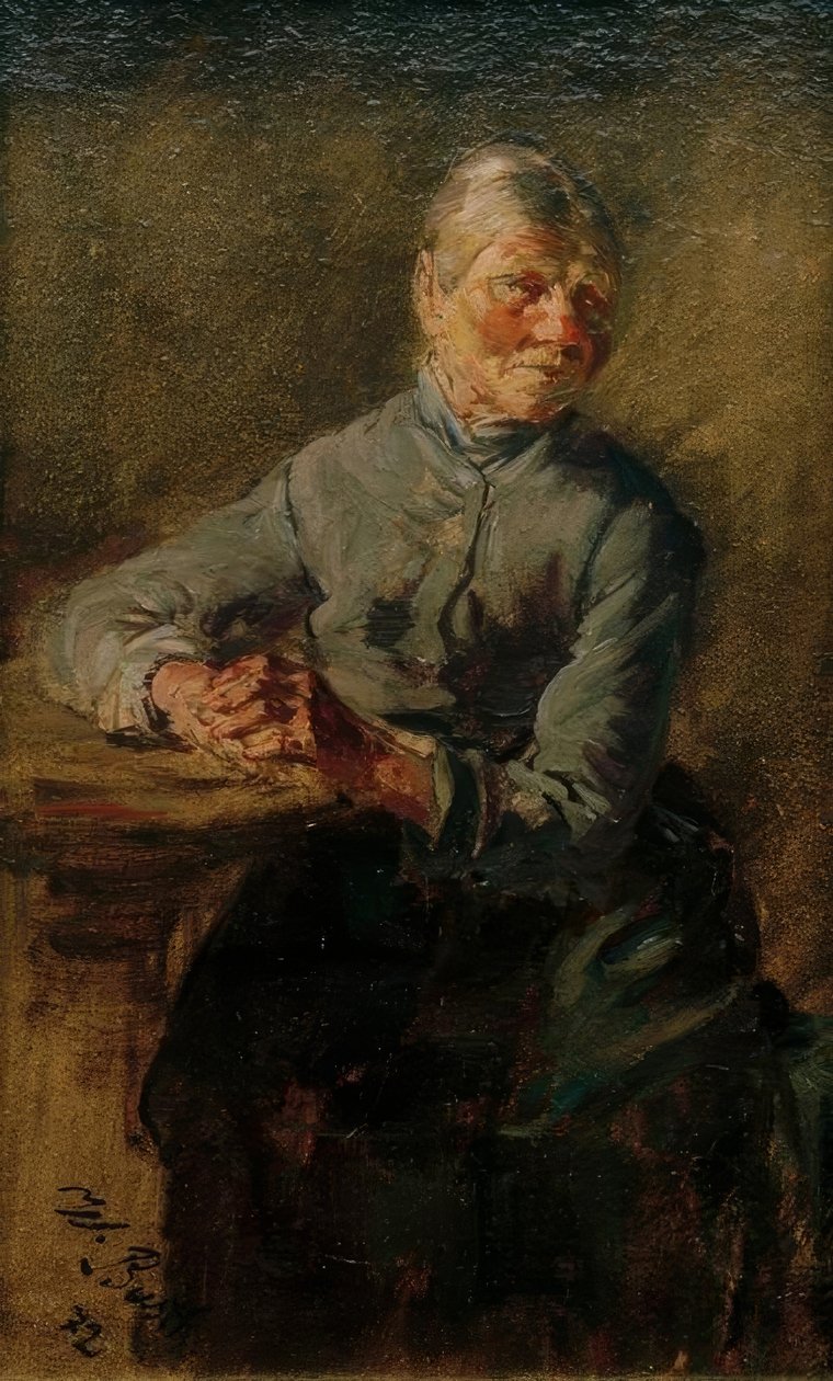 Idős nő alkotó: Wilhelm Busch