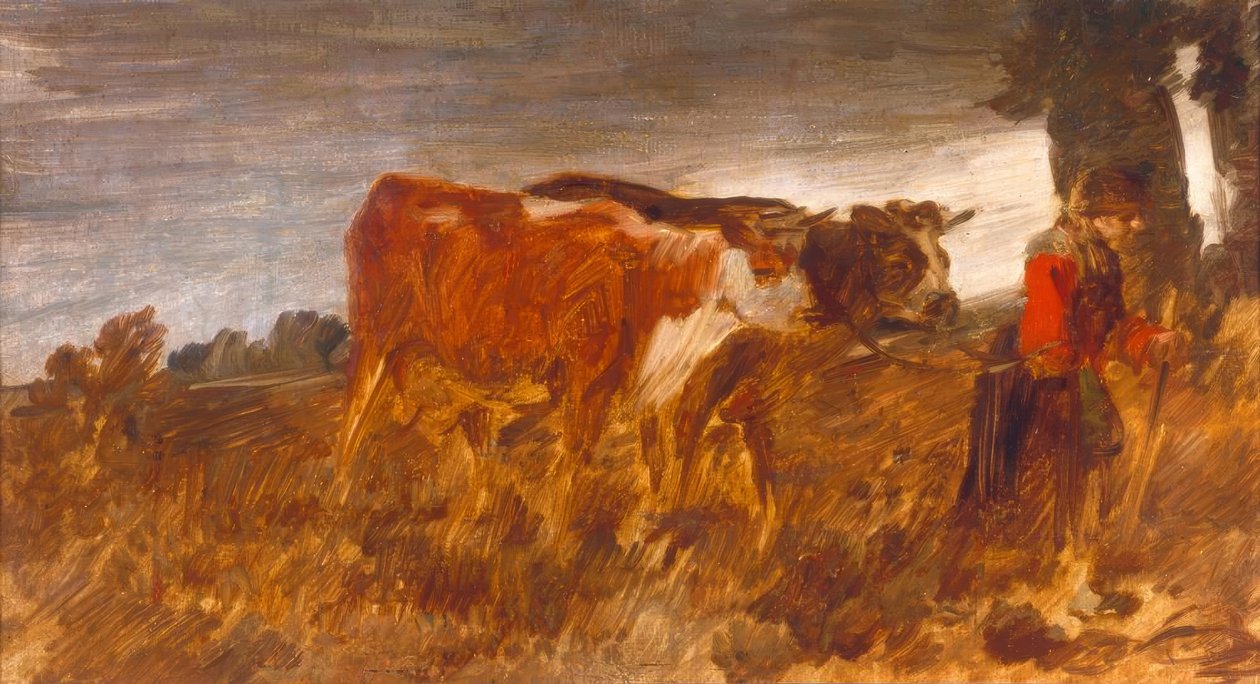Farmer felesége tehenekkel alkotó: Wilhelm Busch