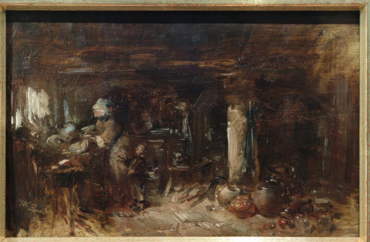 Gazda konyhája alkotó: Wilhelm Busch