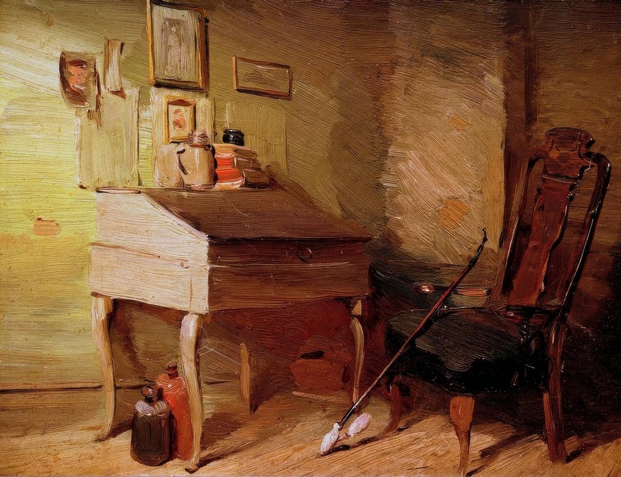 A szalonom Wiedensahlban alkotó: Wilhelm Busch