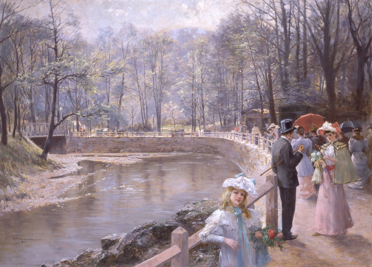 An der Tepl (a Teplá folyó mentén) alkotó: Wilhelm Gause
