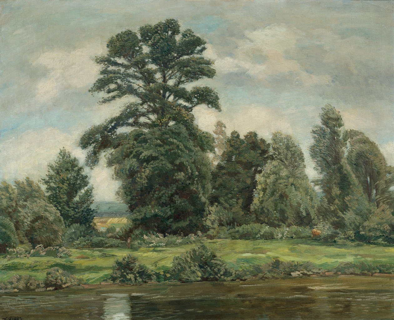 Marchlandschaft alkotó: Wilhelm Legler