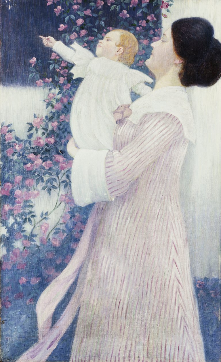 Anya és gyermek, alkotó: Wilhelm List