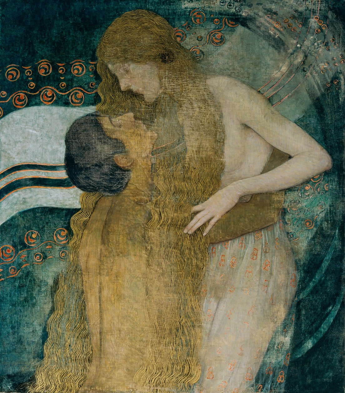 Az ölelés c. 1905. alkotó: Wilhelm List
