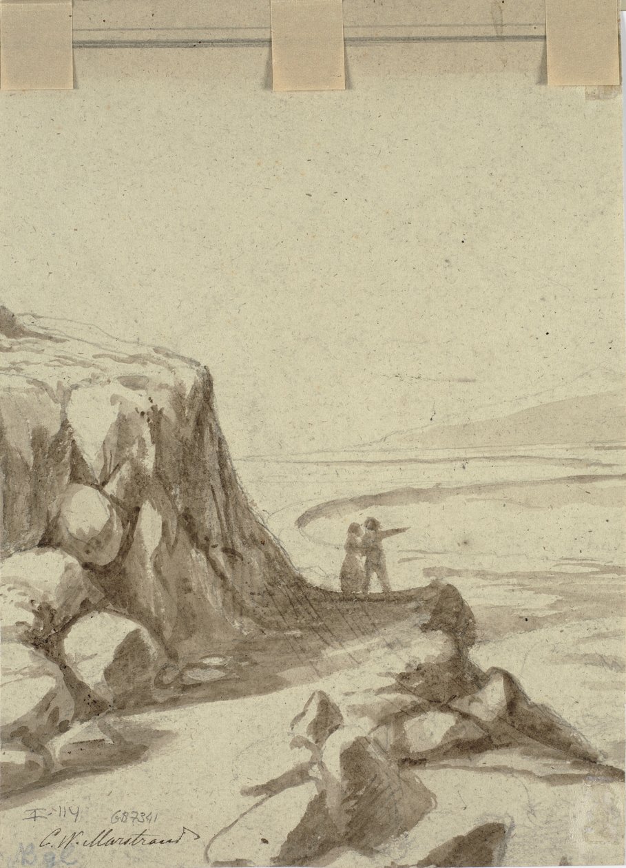 Bolti jelenet alkotó: Wilhelm Marstrand