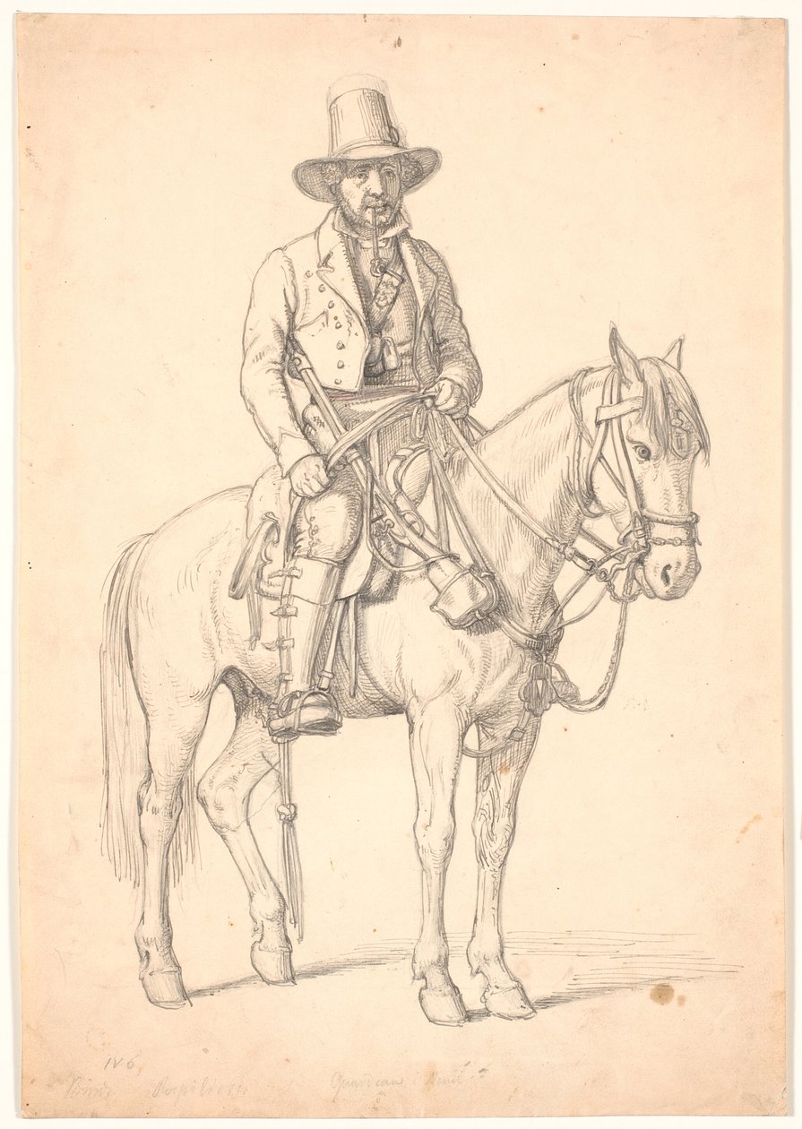 "Rospigliosi herceg" lóháton, "Guardian in Nemi" alkotó: Wilhelm Marstrand