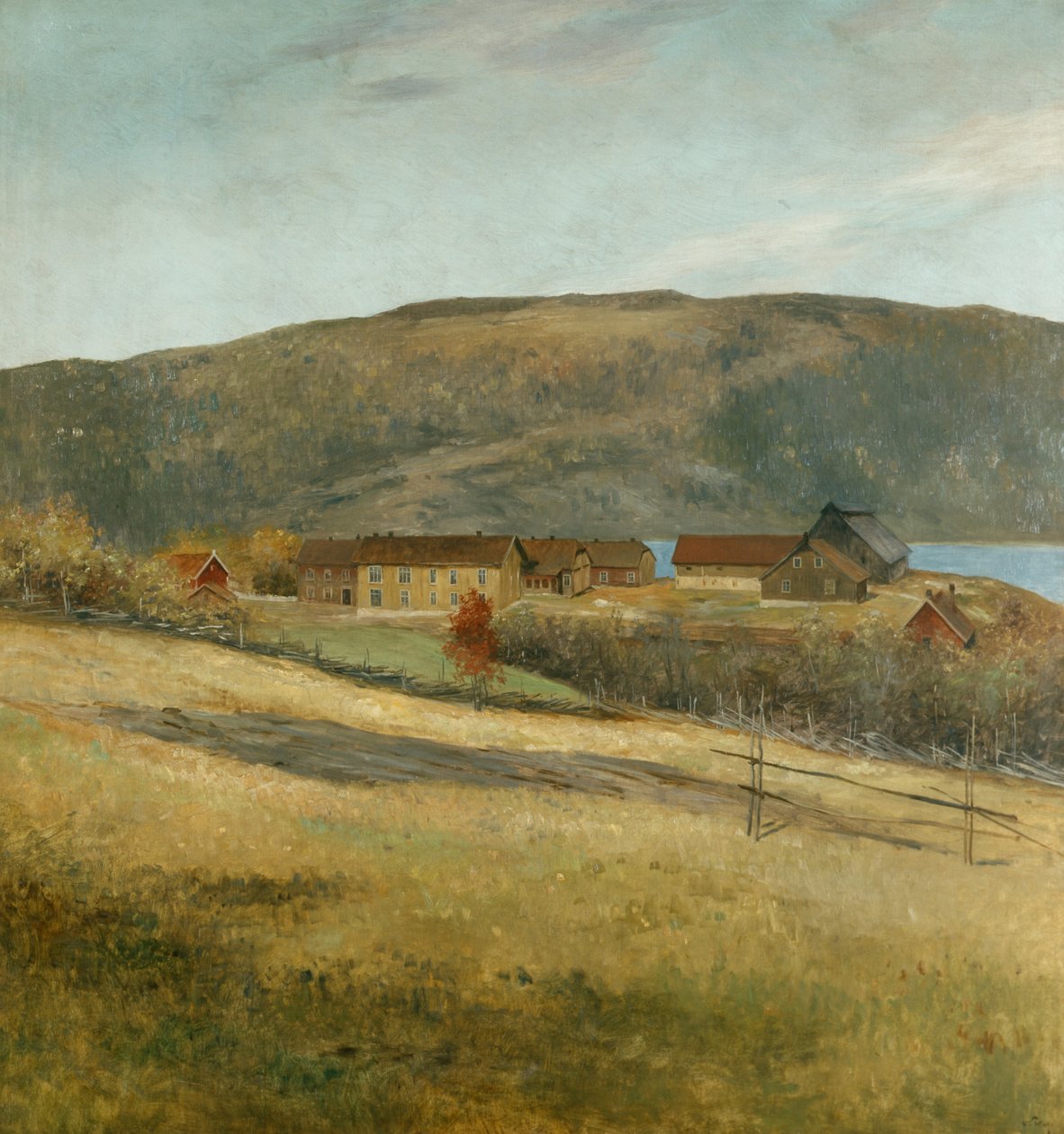 Biriből (Biri üveggyár) (festmény) alkotó: Wilhelm Peters