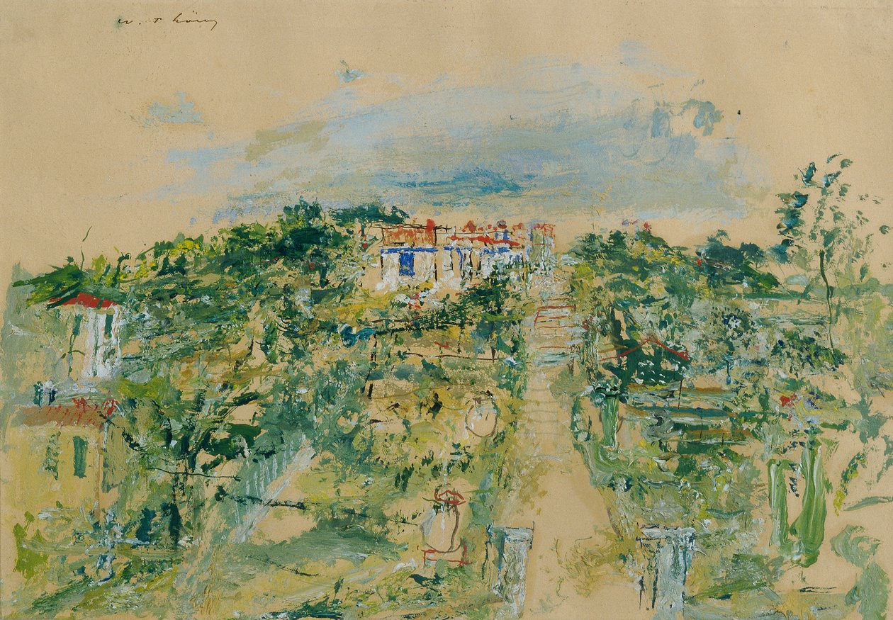 Straße Sanary-sur-Merben alkotó: Wilhelm Thöny