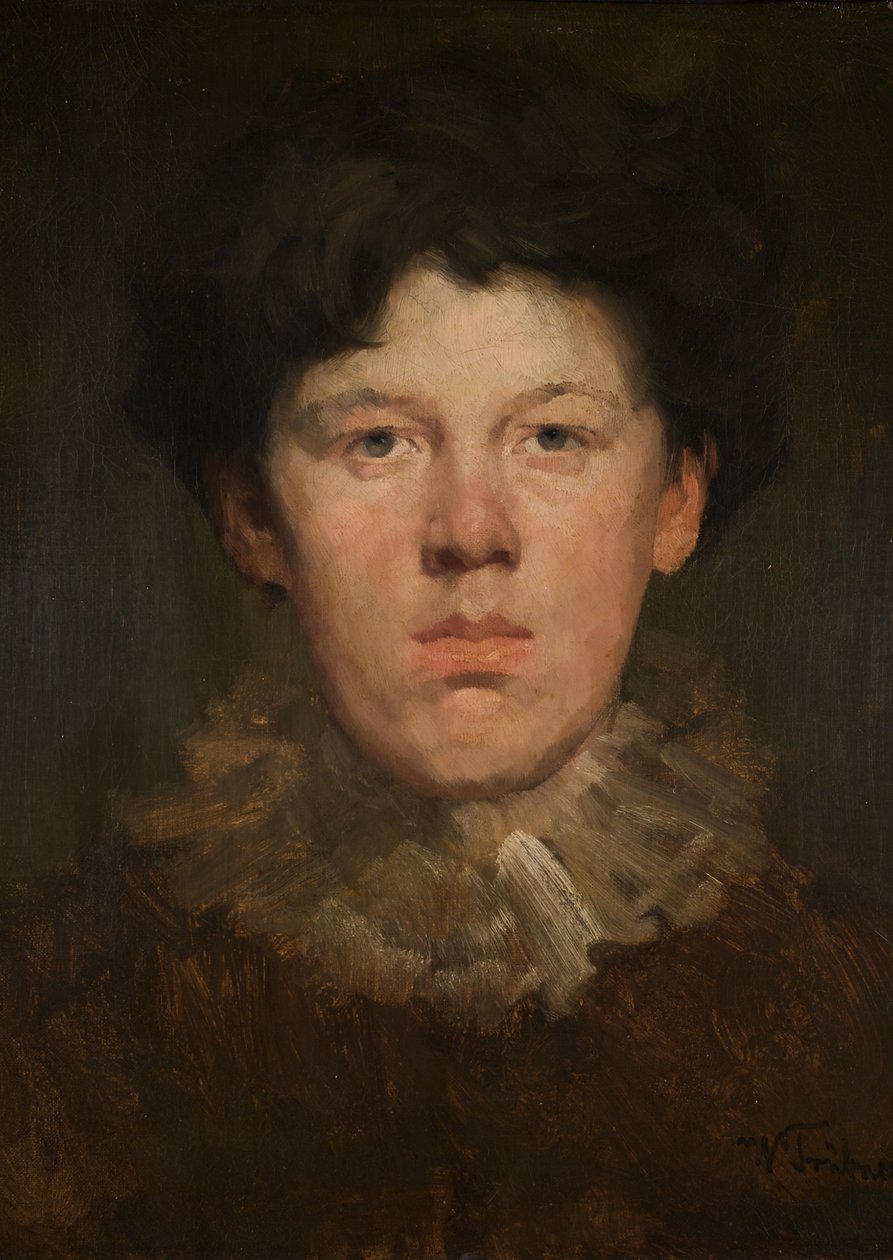 Férfi fiú alkotó: Wilhelm Trübner