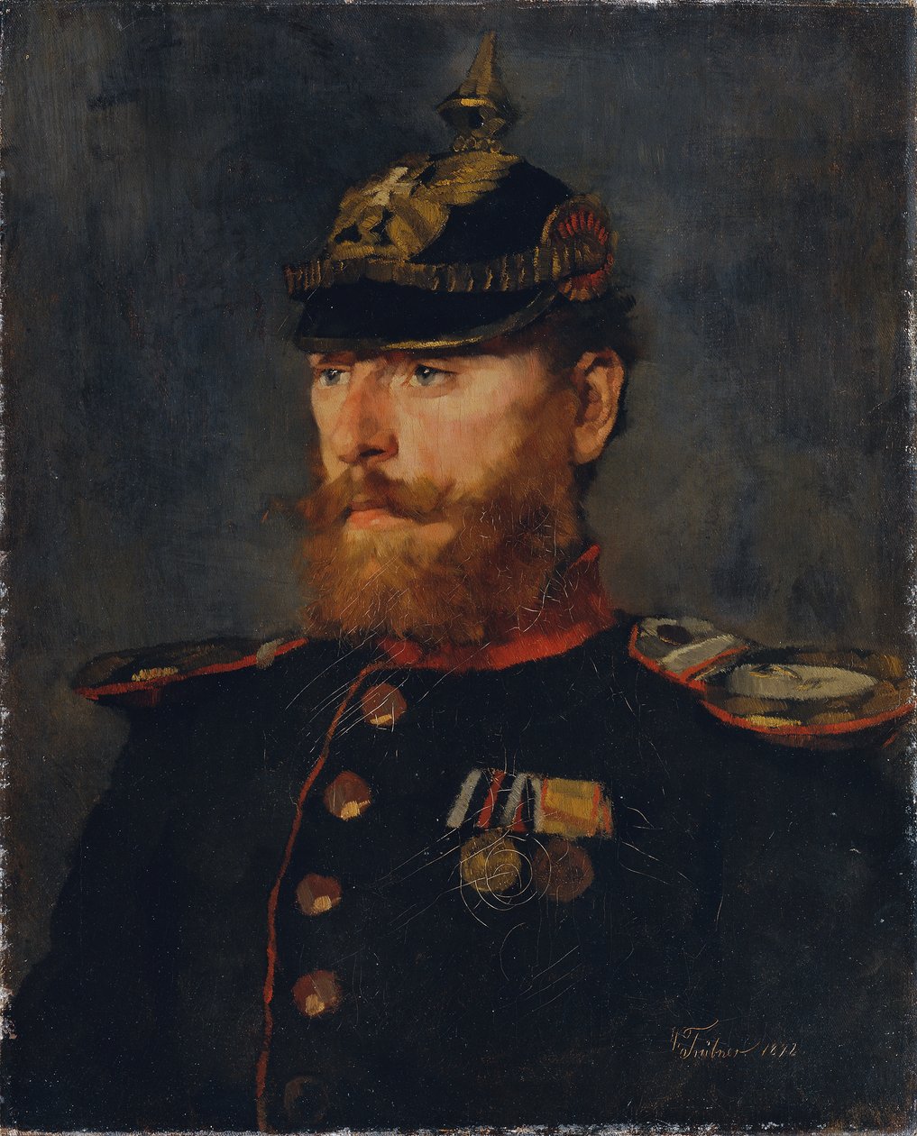 Landwehr tiszt alkotó: Wilhelm Trübner